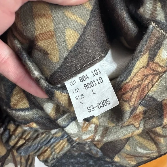 Vintage Cabelas Skyline Camo 2 piece Set - Insulated Hunting Jacket & Pants - Picture 6 of 15